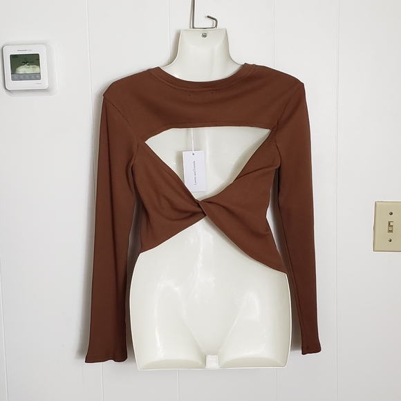 Lovers & Friends Waffle Knit & Twisted Open Back - Picture 3 of 8